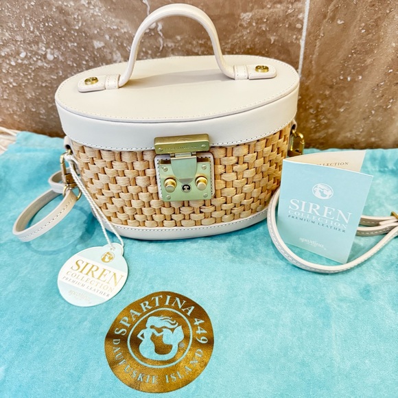 Spartina 449 Handbags - Spartina 449 Bamboo Moon Trunk Crossbody Bag
